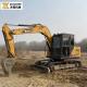 7 Ton Sany SY75C Second Hand Mini Excavator 0.3m3 For Construction Engineering