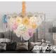 Elegant Decorative Hotel Glass Led Pendant Light E14 Height 45cm