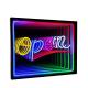 DC 12V Neon LED Infinity Mirror Acrylic Sign for Bar Party Hotel Shop Catering Outlets
