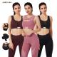 Customized Logo Printing HEXIN 2022 High Waist Slimming Custom Plus Size Yoga Wear Sets