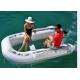 PVC / Hypalon Clear Bottom Inflatable Boat 3 Chamber TF270 With Clear View