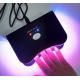 12w led nail lamp time set 30s 60s 90s pink black silver