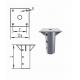 Hot Dip Galvanized Screw Helical Pile Cap Q235 Q355 Construction Material