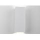2*3W IP20 3000K Pure Aluminum White Rectangle Surface Mounted LED Wall Luminaire/W3A0137