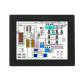 Rugged metal case high brightness 12 inch TFT LCD dustproof outdoor resistive touch screen open frame display for HMI PLC OEM