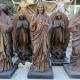 Bronze Life Size Christ Jesus Statues Church Christian Religious Divine Mercy Brass Sculpture Antique Outdoor Stock