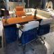 Well Padded Office Table And Chair Combo Leather Boss Official Table And Chair