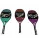 Custom Chameleon  Painting Beach Tennis Shinny Logo Rackets Plate Tennis Racket Carbon Fiber Beach Tennis Racket