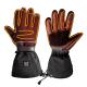 Thick Rechargeable Li-ion Battery Heated Winter Gloves 7.4V Battery Powered Ski Gloves with 3 Temperature Gears