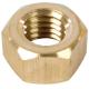 Brass Hex Nuts Copper Fasteners Din934 Hex Nuts With Stock