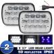 Low High 5x7 Led Projector Headlights Auto Brighter Replace OEM Service