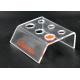 Transparent Acrylic Ink Cup Holder Permanent Makeup 6 Cups For Tattooing