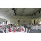 Huge Event Party Tent With Glass Sidewalls PVC Roof Cover and Inside Direction