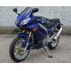 Blue Double Cylinder Four Stroke 250cc Chopper Motorcycle With Forced Air Cooling