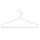 Space Saving Chrome Wire Hangers With Non Slip Grooves