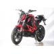 Red Lightweight Electric Motorbike Road Legal 1760*750*1060 Mm Full Size