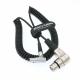 Coiled Twist Camera Power Cable Monitor Power Cable XLR 4 Pin Female To Right Angle 0B 2 Pin Male