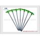 High quality Hard Ground Tent Peg stakes with plastic stopper