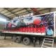Anti Rust Paint Trailer Mounted Rides With 5-6 Layers FRP And GB Steel Material