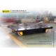 Black Flatbed Rail Transfer Cart Heavy Load Foundry Transport Car Trailer