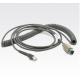 CBA-U08-C15ZAR Coiled 12V powered USB to RJ45 10P10C Cable for Scanner Series