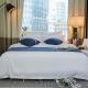 Customized Hotel Bedding Sets 100% Cotton Jacquard Hotel Patterns Bedding Linen