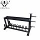 Compact Design Gym Dumbbell Rack Iron Material L150*W66*H80cm Size
