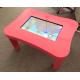 Factory smart table 18.5 19 inch digital interactive game touchscreen table PC kiosk stand