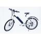 White Water Proof  Electric City Bike With Fender,250w 36v, 7 speed , front suspemsion