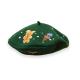 Embroidery Beret Cap Hat Multi Color Wool Material For Winter