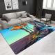 Landscape Pattern 3D Polyester Fiber Living Room Carpet Hotel Center Rugs