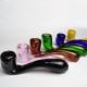 140mm 5.5 Inch Long Big Labs Heady Glass Sherlock Glass Hand Pipe Colorful Pipes Smoking Tobacco SPOON Pipe High Quality