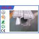 Silver Anodizing Aluminum I Beam Profiles for Construction Building Materials / Textile Machinery Parts