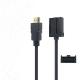 HD-MI Male To HD-MI E TYPE Female Waterproof Extension Cable With Flush Mount Panel For Car Truck Boat Motorcycle Computer