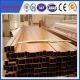 Hot! Woned extruded aluminium moldings plant milled extrusion aluminium square tube profil