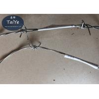 Double Twisted Razor Blade Fencing High Strength Used In Grass Boundary