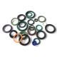 Pressure FFKM Rubber O Rings Mold Opening Services Good Oil Resistance 16-30 N/mm Tear Strength