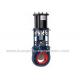 Simple structure knife gate valve with high resilience and no leakage