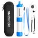 4 Stage Travelling Water Purifier Straw UF Membrane 0.17 LBS