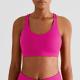 Customized Logo Adult Female Yoga Bra Padded Ladies Seamless Women Pink Sports Fitness Bra Top