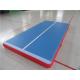 3m Inflatable Jumping Mat With Velcro System , Gymnastics Air Track For Home