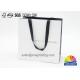 Fashion Custom Paper Shopping Bags / Paper Carry Bag With Ribbon Handle