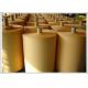 Yellow Fuel Oil Solidified Air Filter Paper 130g/m2