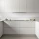 Glossy Cabinet Set White Lacquer Kitchens Environment Friendly E0 / E1 Grade