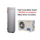 Residential Split Heat Pump Water Heater , Air To Water Heat Pump Water Heater