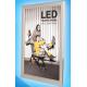 Silicone Edge Graphics LED Frameless Fabric Light Box For Retail Store