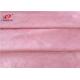 Pink Color 100% Printed Suede / Faux Suede Fabric For Sofa , Eco - Friendly