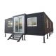 Expandable Container House with Durable Steel Frame and Rock Wool Sandwich Panel
