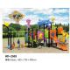 China Plastic Childen Outdoor or Indoor Playground Equipment with Slide and Climbing TUV CE