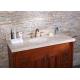 Corner Beige Marble Custom Bathroom Vanity Tops Modern 10mm 15mm 18mm Thick